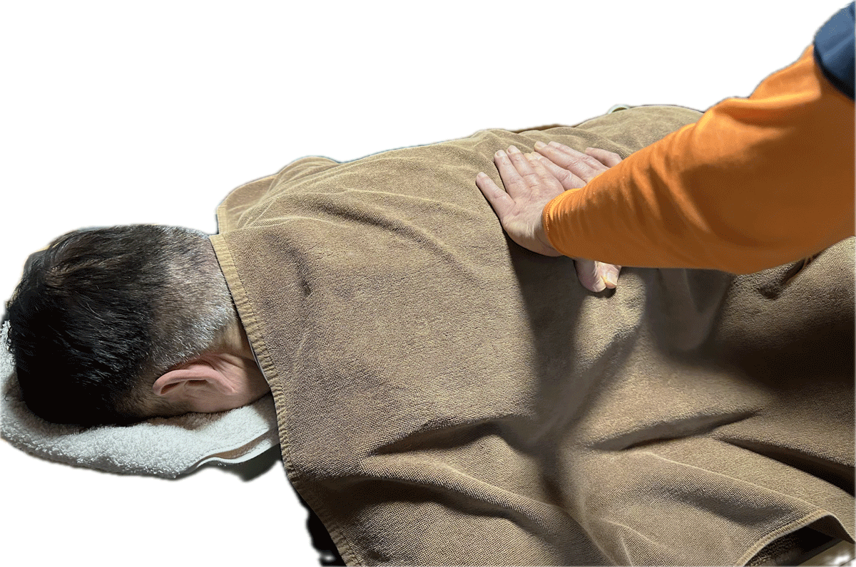 ぎっくり腰で来院されたお客様